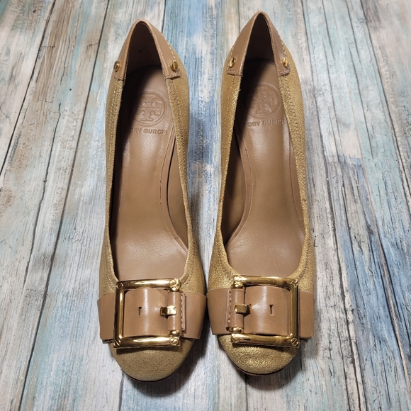 Tory Burch Paulina Heels Shoes. - Picture 4 of 10